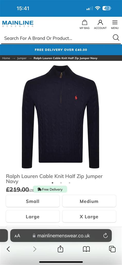 is mainline menswear clothes fake